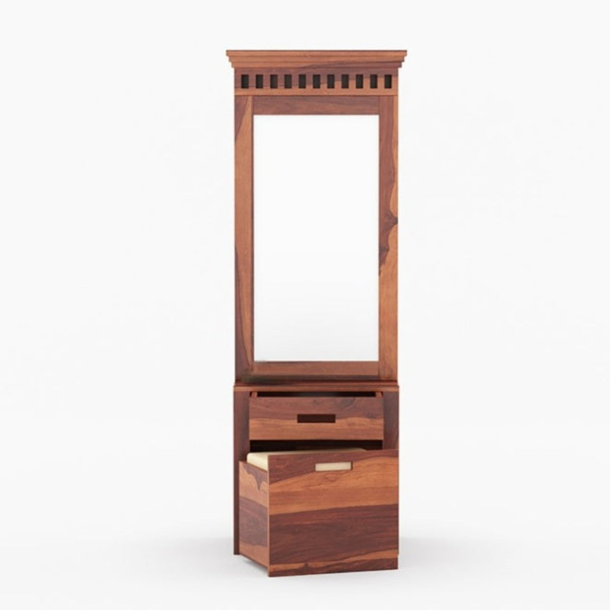 Adorin sheesham wood Dressing Unit Honey Finish 4
