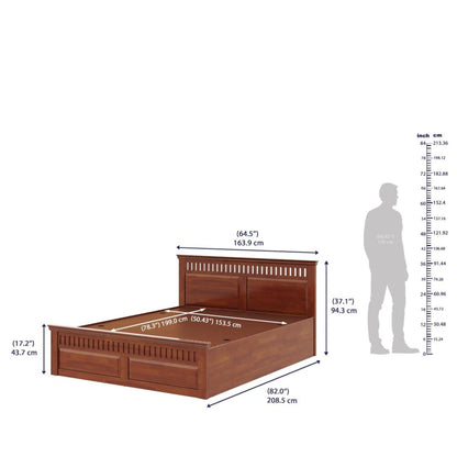 Ren Solid Wood Bed