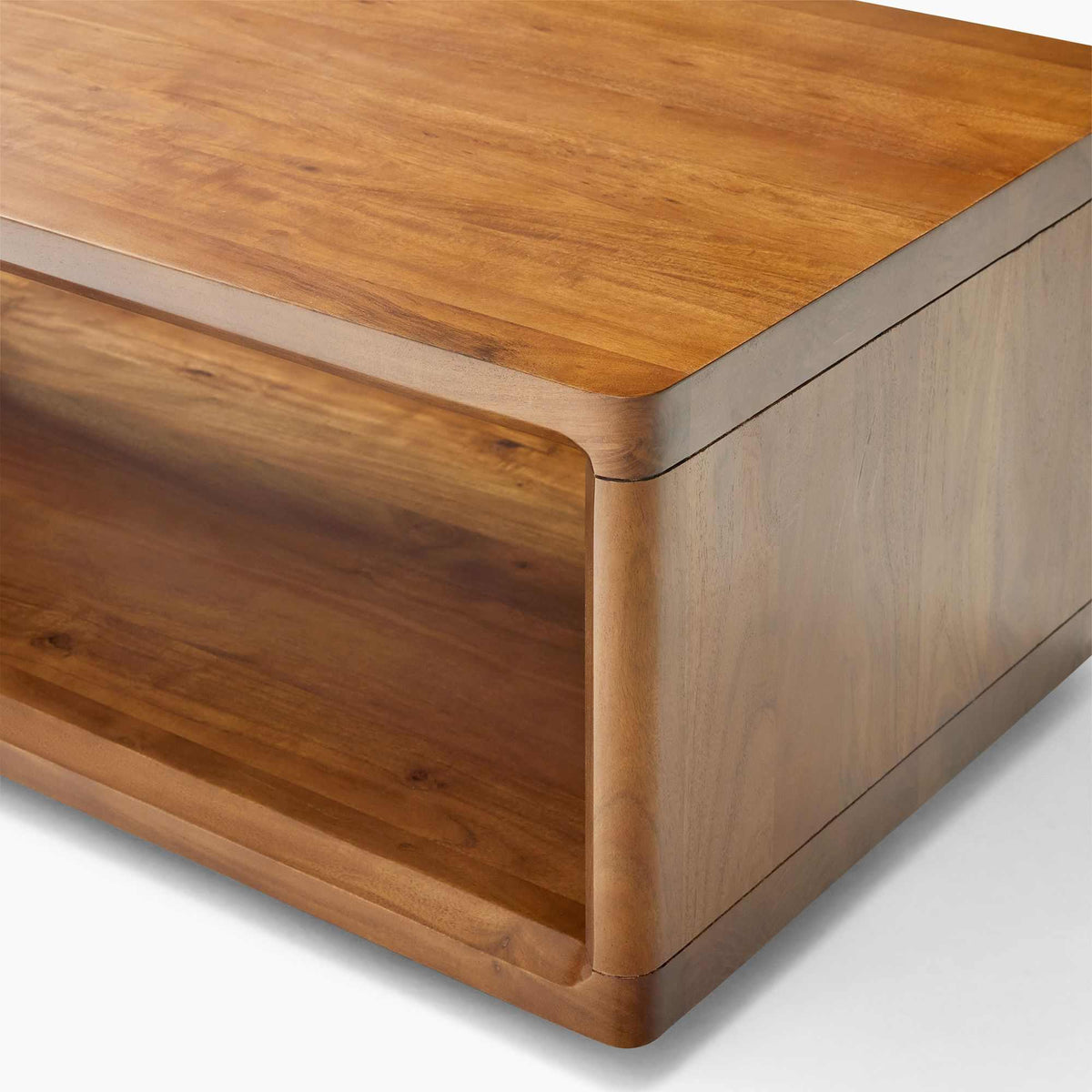 Cashton premium sheesham Wood Coffee Table Honey Finish 7