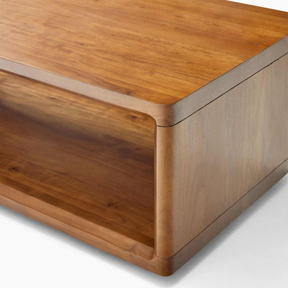 Cashton premium sheesham Wood Coffee Table Honey Finish 7