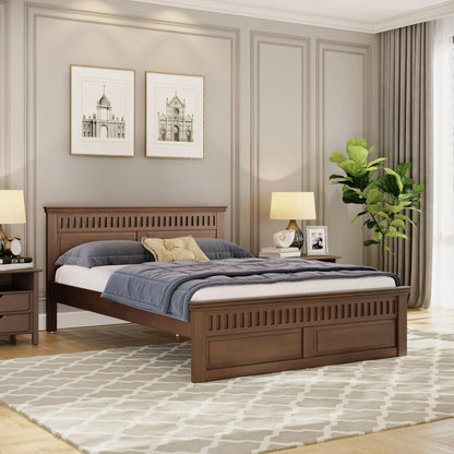 Ren Solid Wood Bed