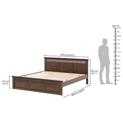 Ren Solid Wood Bed