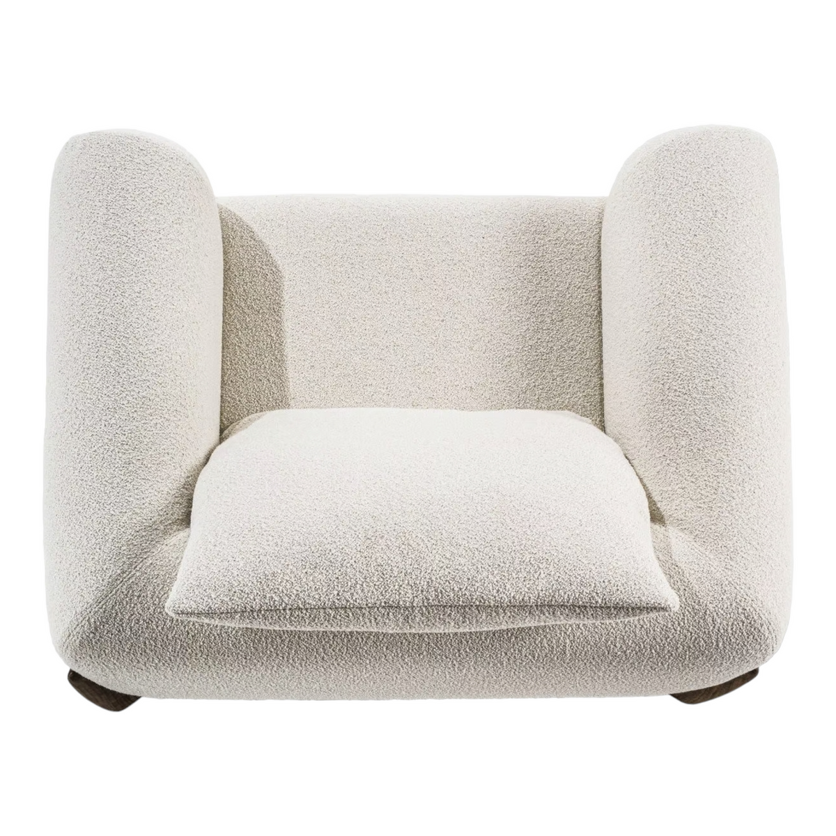 Darcy luxury fabric 1 seater sofa Honey Finish 8