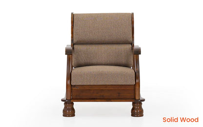 Cashton premium sheesham Wood 1 sofa Honey Finish 1