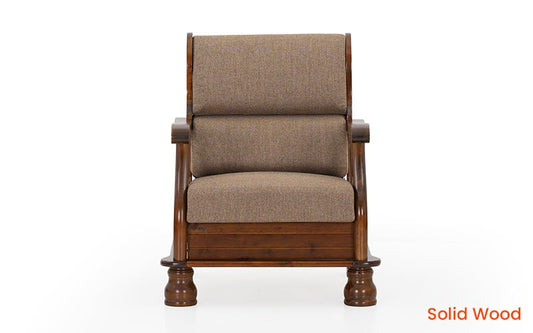 Cashton premium sheesham Wood 1 sofa Honey Finish 1