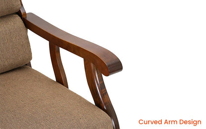 Cashton premium sheesham Wood 3 sofa Honey Finish 4